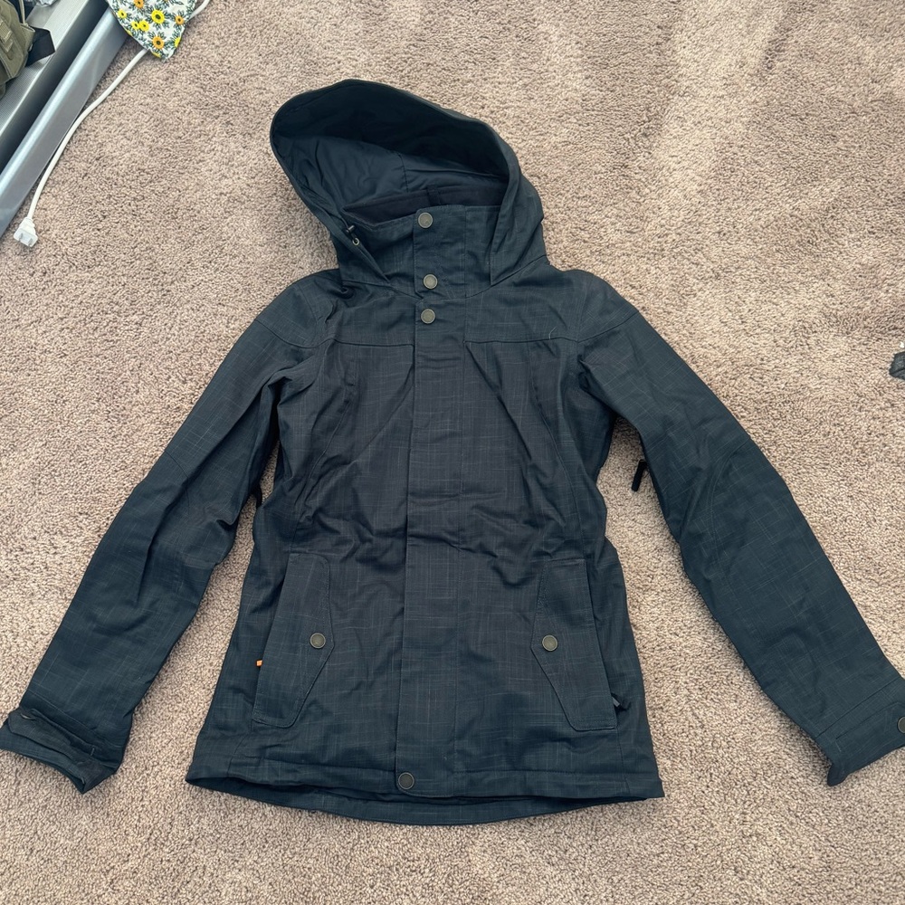 Burton Women's Charcoal Hooded Ski Jacket